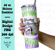 Feeling Spooky Halloween Skellie 20 oz Skinny Tumbler png Product Image 3