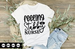 Feeling Stabby Nurse - Nurse SVG Design Product Image 1