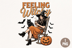 Feeling Witchy Halloween PNG Product Image 1
