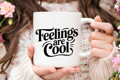 Feelings Are Cool SVG | Mental Health SVG Product Image 3