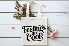 Feelings Are Cool SVG | Mental Health SVG Product Image 4