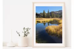 Utah Scenic Silver Lake in November Stock Photo Product Image 2