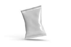 Snack Pouch Packaging 3D Mockup Template Photoshop Product Image 2