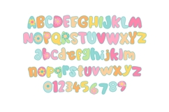 Feline Pastel Color Font Product Image 4