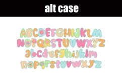 Feline Pastel Color Font Product Image 3