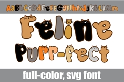 Feline Purr-Fect Color Font Product Image 1