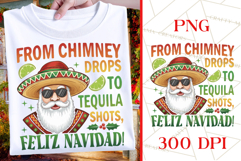 Feliz Navidad | Tequila Shots | Fiesta Christmas PNG Product Image 1