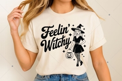Fellin' Witchy SVG, Spooky Season SVG, Halloween Horror SVG Product Image 7