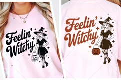 Fellin' Witchy SVG, Spooky Season SVG, Halloween Horror SVG Product Image 8