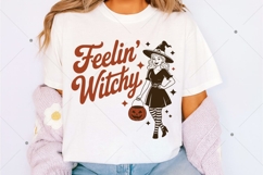 Fellin' Witchy SVG, Spooky Season SVG, Halloween Horror SVG Product Image 3