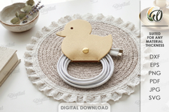 Felt Cable Organizer Laser Cut. Cord Organizer SVG Product Image 1