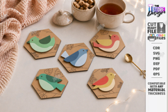 Felt Hot Pad Laser Cut Bundle | Geometric Trivet and Coaster Product Image 8