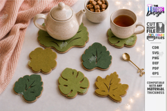 Felt Hot Pad Laser Cut Bundle | Geometric Trivet and Coaster Product Image 9