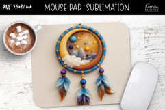 Colorful Magic and Celestial |Felted|Mouse Pad Design Product Image 1