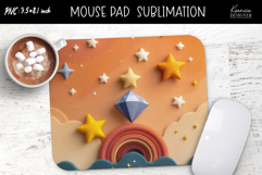 Colorful Magic and Celestial |Felted|Mouse Pad Design Product Image 1