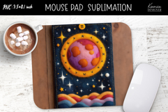 Colorful Magic and Celestial |Felted|Mouse Pad Design Product Image 1