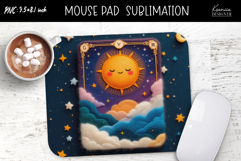 Colorful Magic and Celestial |Felted|Mouse Pad Design Product Image 1