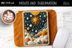 Colorful Magic and Celestial |Felted|Mouse Pad Design Product Image 1