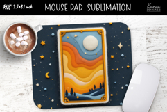 Colorful Magic and Celestial |Felted|Mouse Pad Design Product Image 1