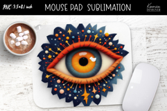 Colorful Magic and Celestial |Felted|Mouse Pad Design Product Image 1