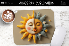 Colorful Magic and Celestial |Felted|Mouse Pad Design Product Image 1