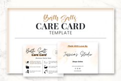 Feminine Bath Salts Care Card Template Product Image 6