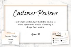 Feminine Bath Salts Care Card Template Product Image 7