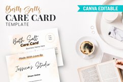Feminine Bath Salts Care Card Template Product Image 9