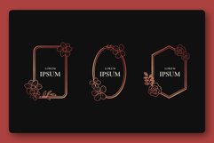 Feminine Floral Luxury Labels Product Image 1