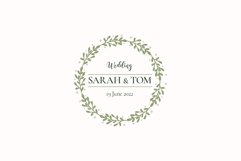 Feminine Floral Weeding Logo Collection Product Image 2