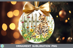 GorgeousFence Cats Ornament design.
