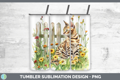 GorgeousFence Cats Tumbler design.