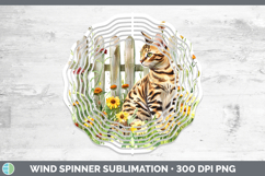 GorgeousFence Cats Wind Spinner design.