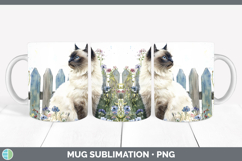 GorgeousFence Cats Mug Wrap design.