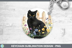 GorgeousFence Cats Keychain design.