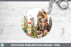 GorgeousFence Cats Keychain design.