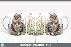 GorgeousFence Cats Mug Wrap design.