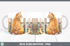 GorgeousFence Cats Mug Wrap design.