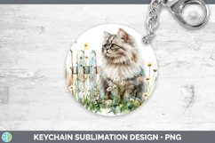 GorgeousFence Cats Keychain design.