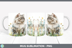 GorgeousFence Cats Mug Wrap design.