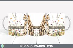 GorgeousFence Cats Mug Wrap design.