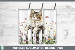 GorgeousFence Cats Tumbler design.