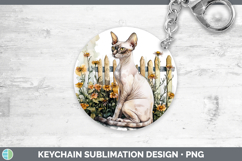 GorgeousFence Cats Keychain design.