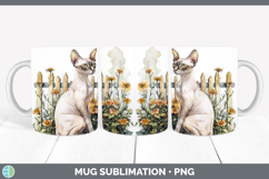 GorgeousFence Cats Mug Wrap design.