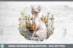 GorgeousFence Cats Wind Spinner design.