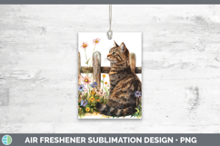 GorgeousFence Cats Air Freshener design.