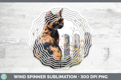 GorgeousFence Cats Wind Spinner design.