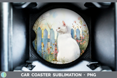 GorgeousFence Cats Car Coaster design.
