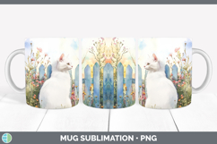 GorgeousFence Cats Mug Wrap design.