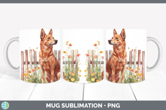GorgeousFence Dogs 01 Mug Wrap design.